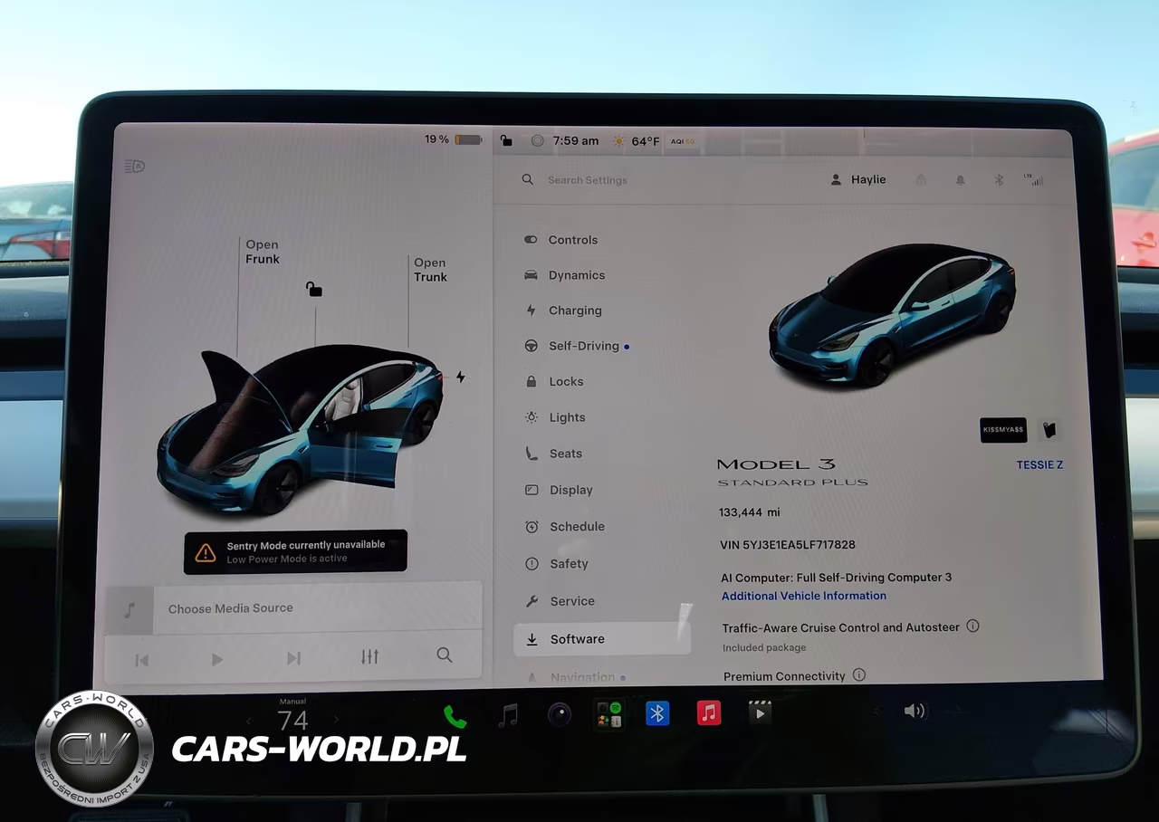 2020 Tesla Model 3 Standard Range Plus Rear-Wheel Drive-Standard Range Rear-Wheel Drive VIN:5YJ3E1EA5LF717828 - 7