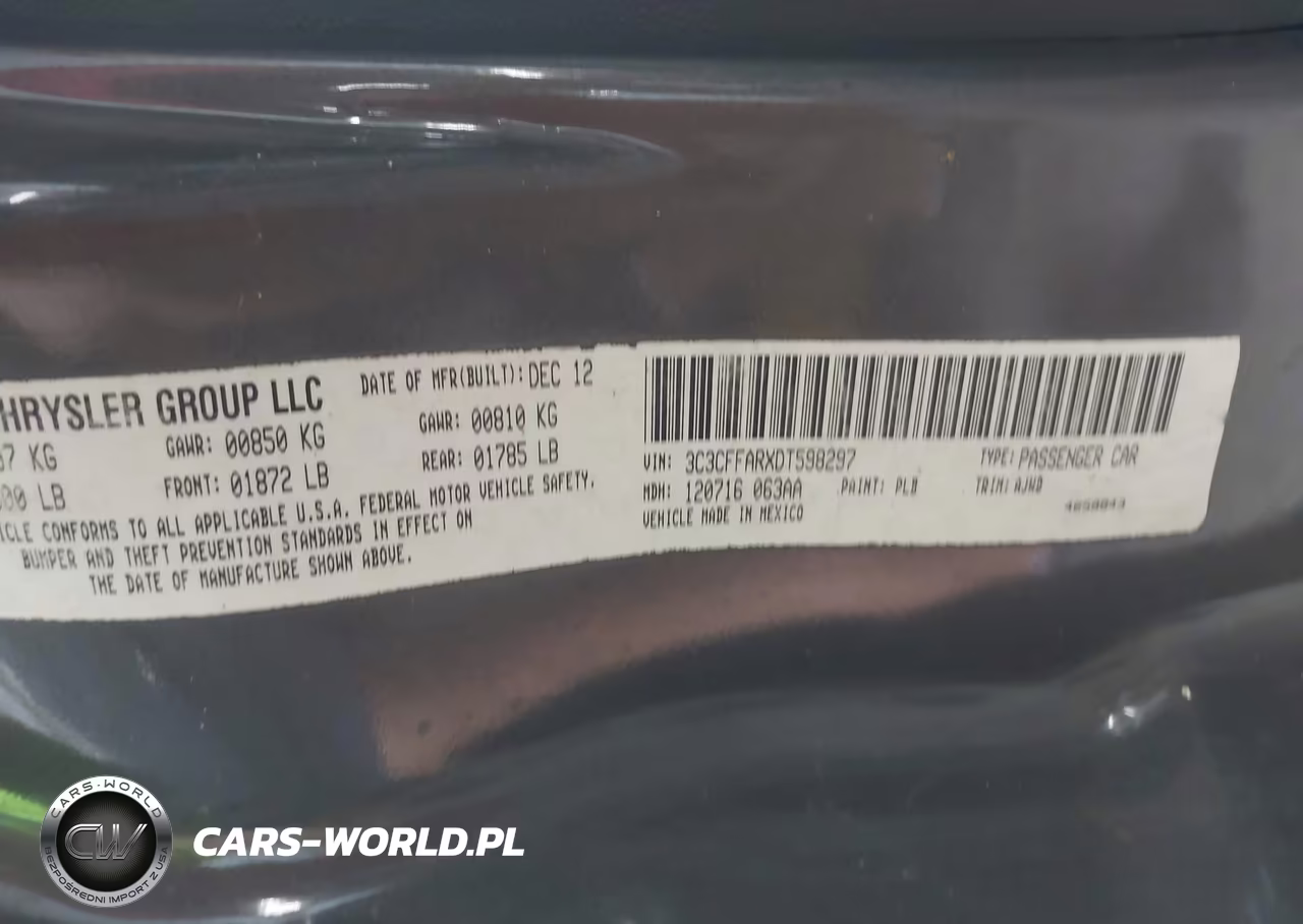 2013 Fiat 500 Pop VIN:3C3CFFARXDT598297 - 9
