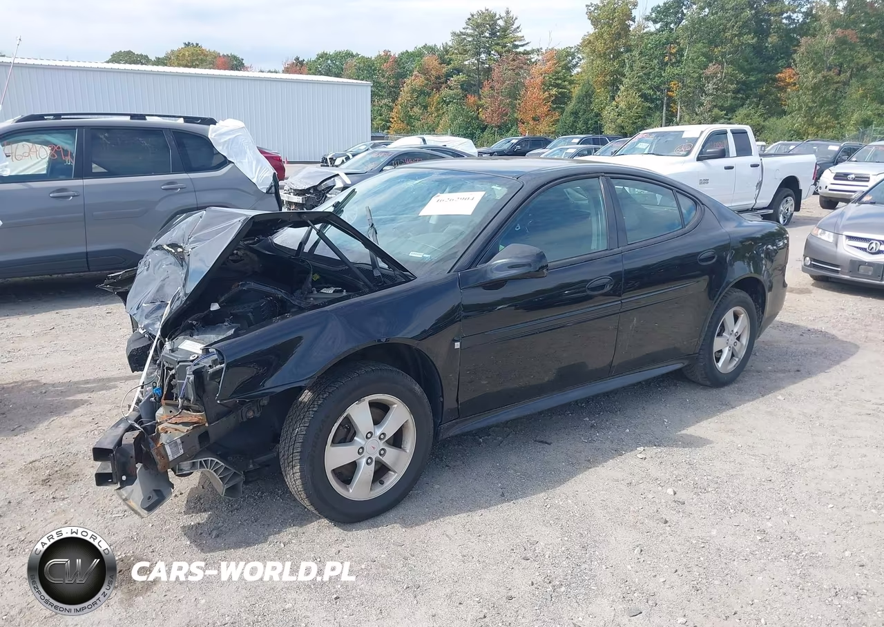 2008 Pontiac Grand Prix VIN:2G2WP552181121363 - 2