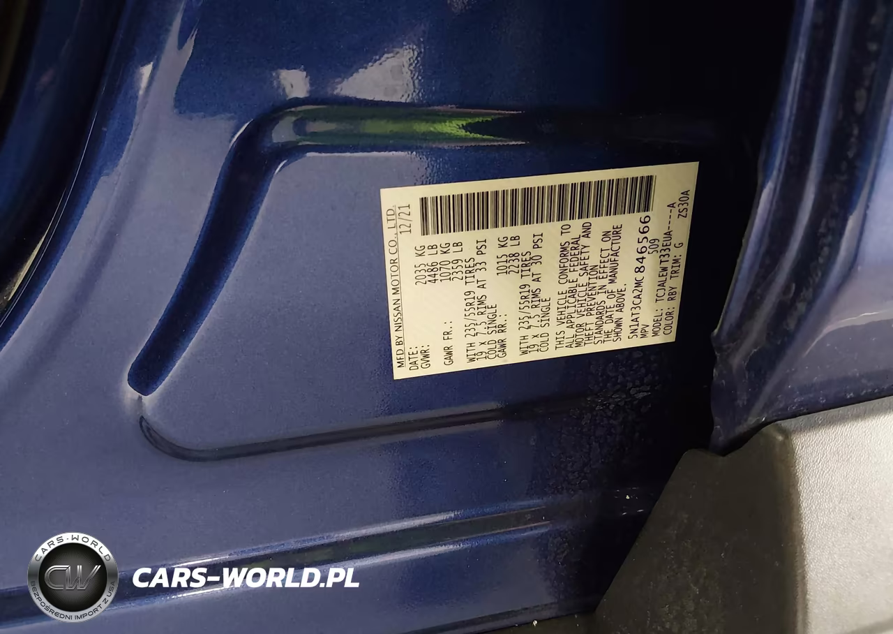 2021 Nissan Rogue Sl Fwd VIN:5N1AT3CA2MC846566 - 9