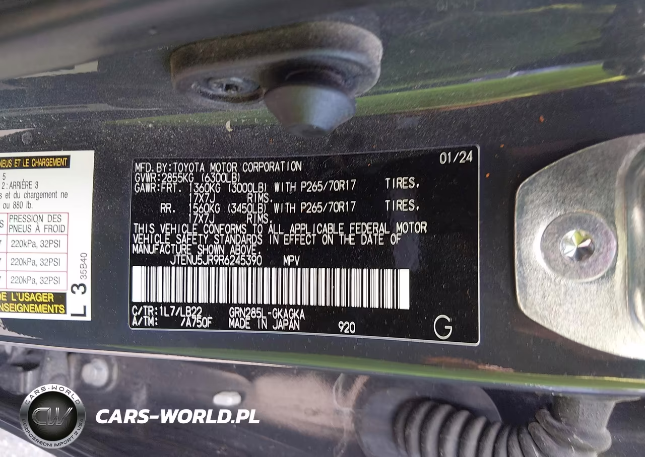 2024 Toyota 4Runner Sr5 Premium VIN:JTENU5JR9R6245390 - 9