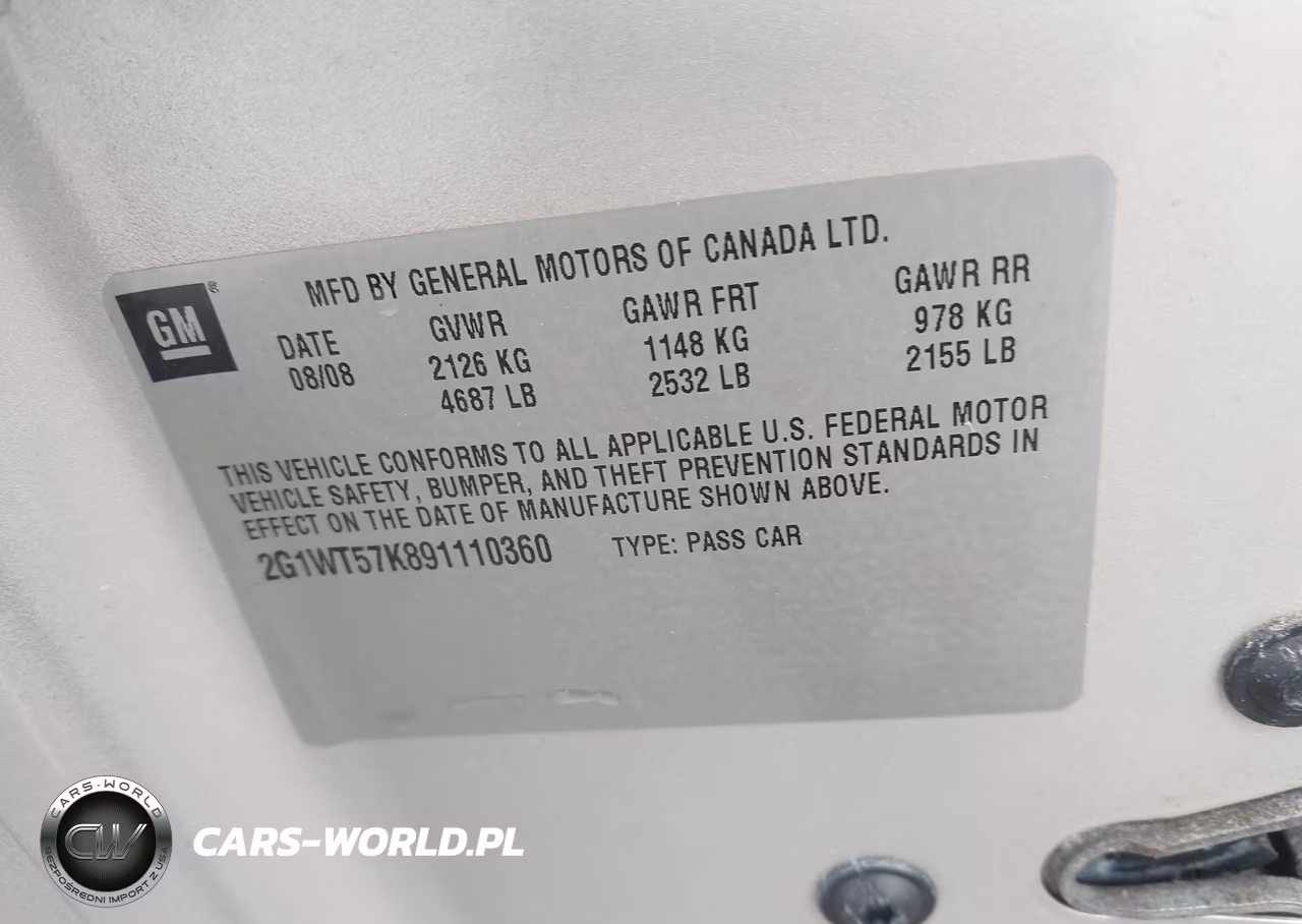 2009 Chevrolet Impala Lt VIN:2G1WT57K891110360 - 9