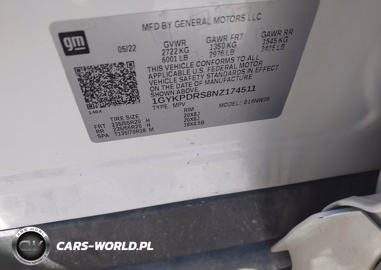 2022 Cadillac Xt6 Awd Premium Luxury VIN:1GYKPDRS8NZ174511 - 9