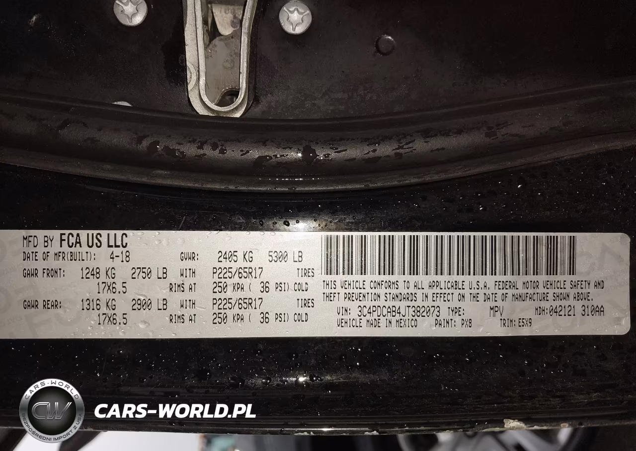 2018 Dodge Journey Se VIN:3C4PDCAB4JT382073 - 9