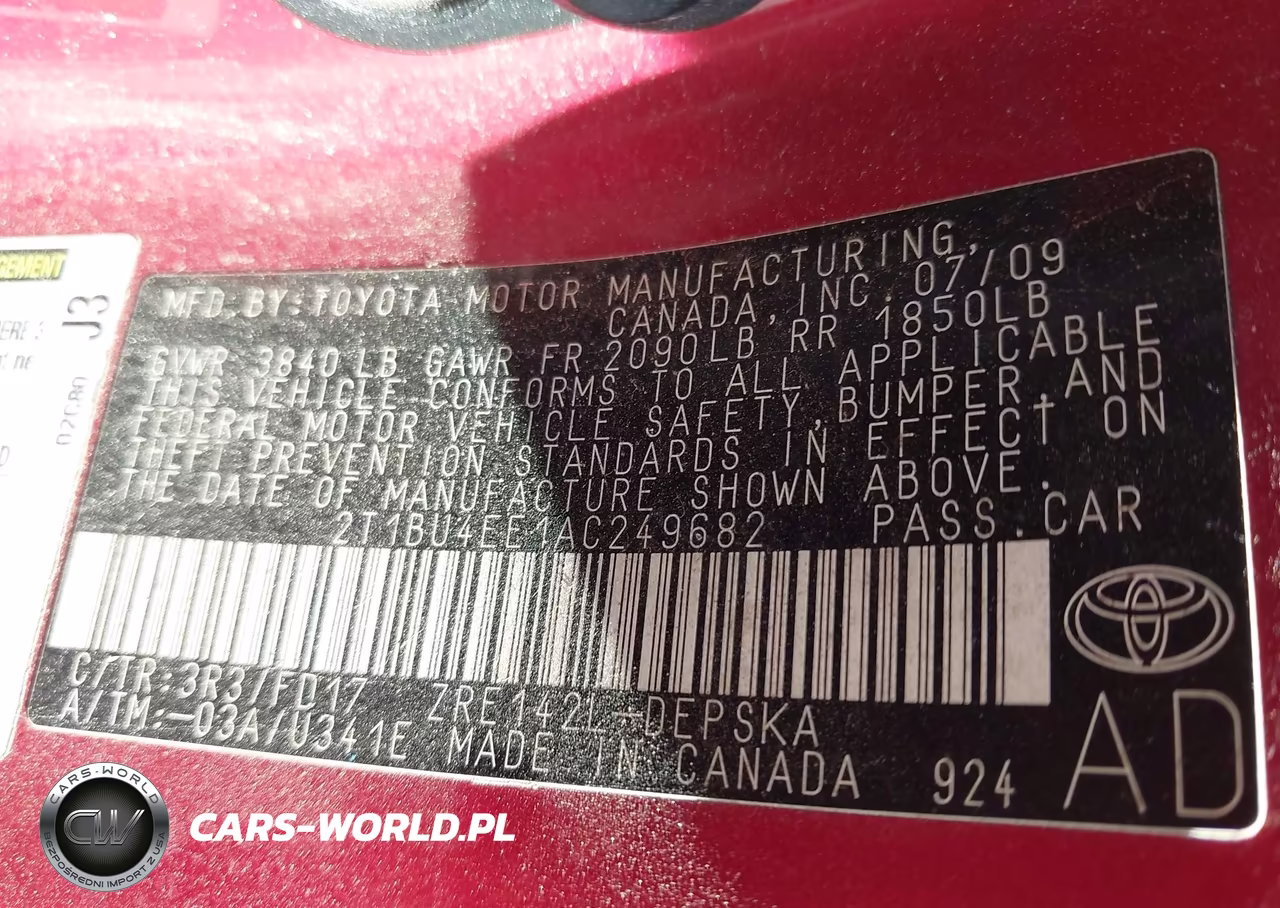 2010 Toyota Corolla S VIN:2T1BU4EE1AC249682 - 9