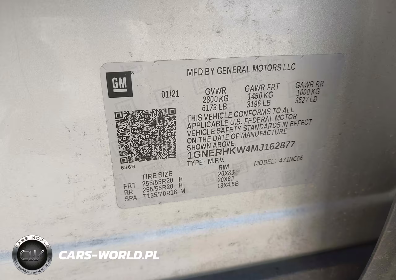 2021 Chevrolet Traverse Fwd Lt Leather VIN:1GNERHKW4MJ162877 - 9