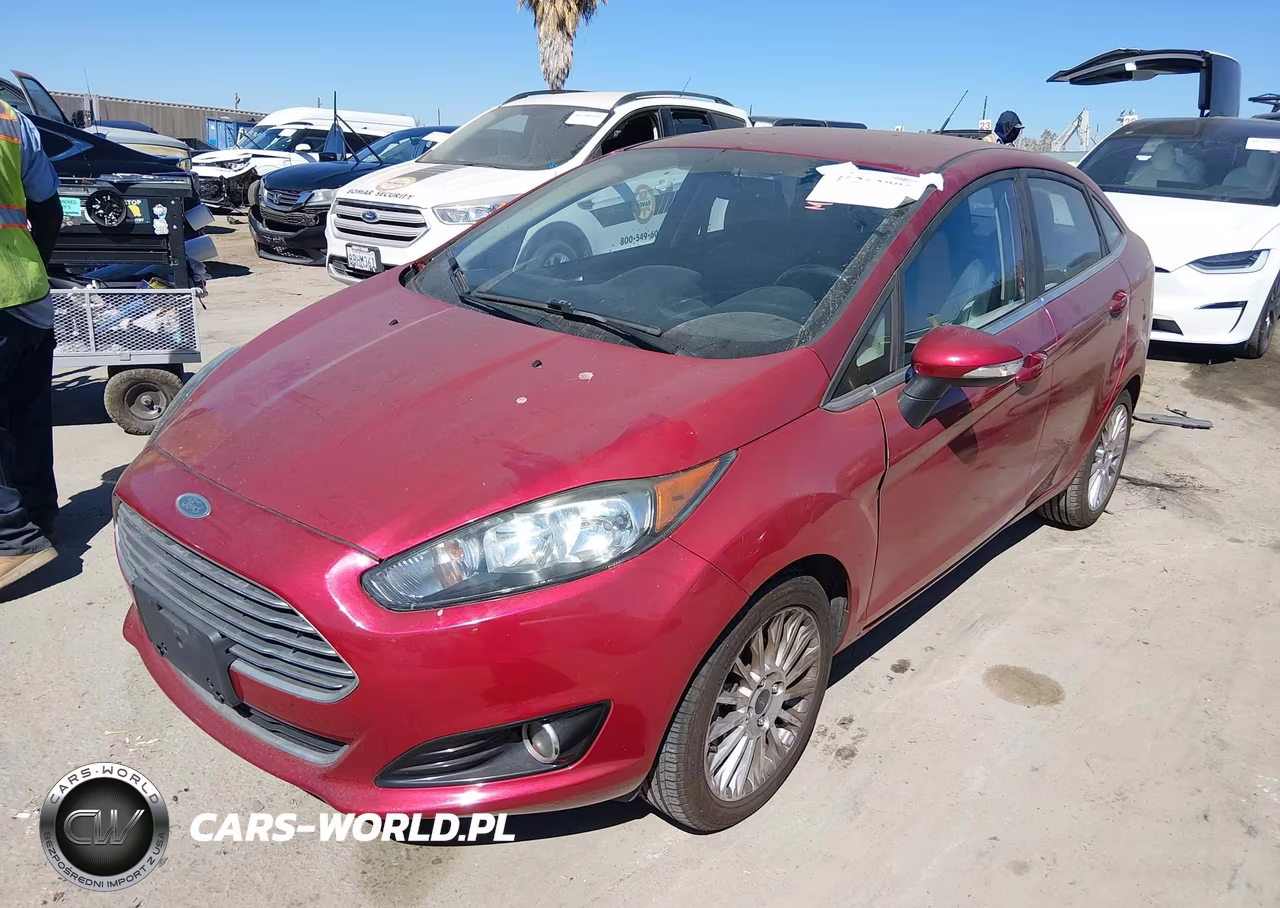 2015 Ford Fiesta Titanium VIN:3FADP4CJ0FM113905 - 2