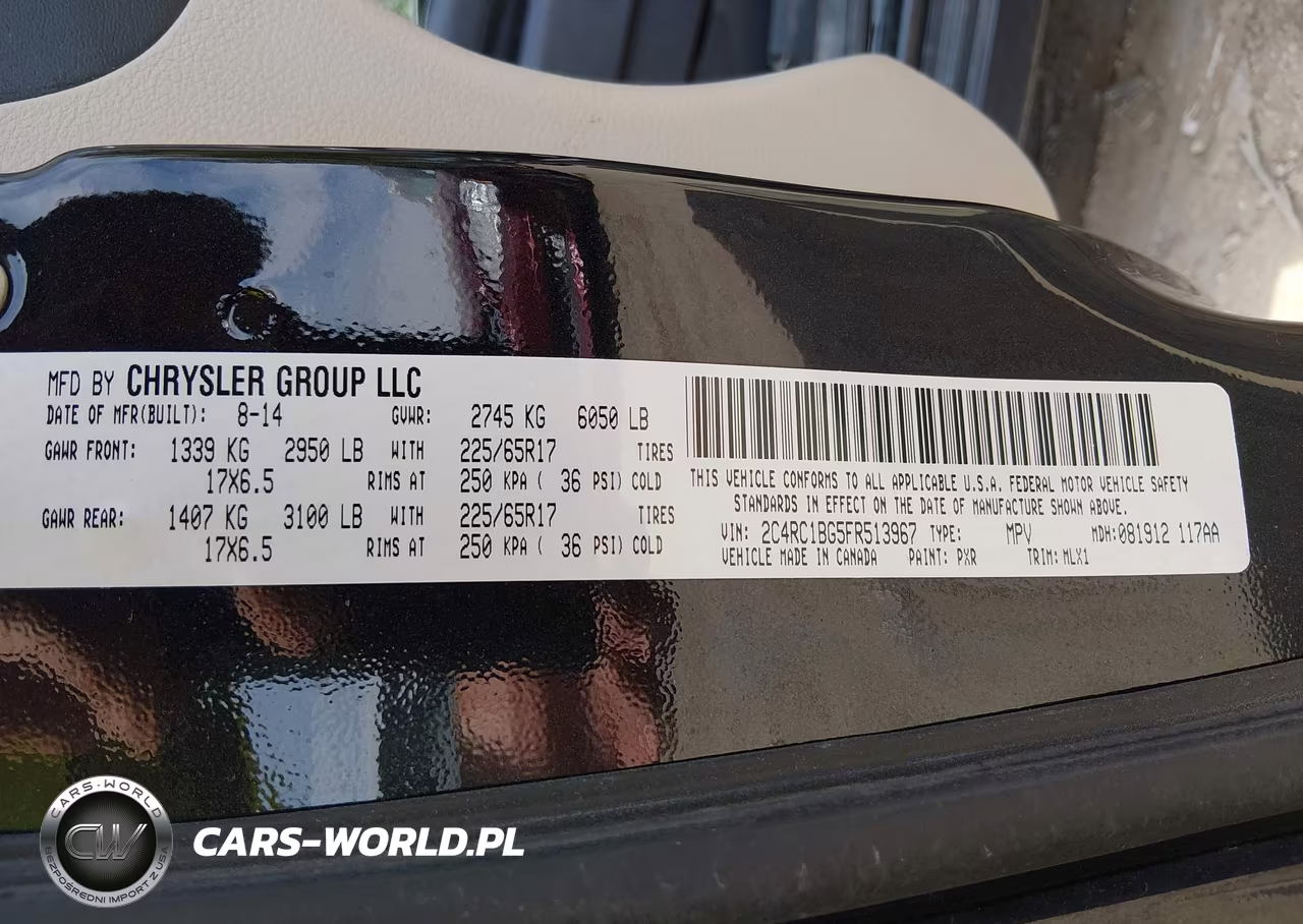 2015 Chrysler Town & Country Touring VIN:2C4RC1BG5FR513967 - 9