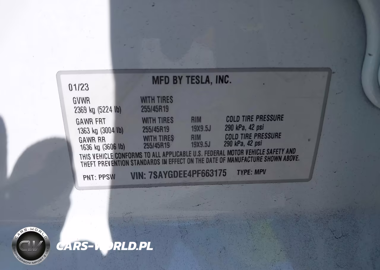 2023 Tesla Model Y Awd-Long Range Dual Motor All-Wheel Drive VIN:7SAYGDEE4PF663175 - 9