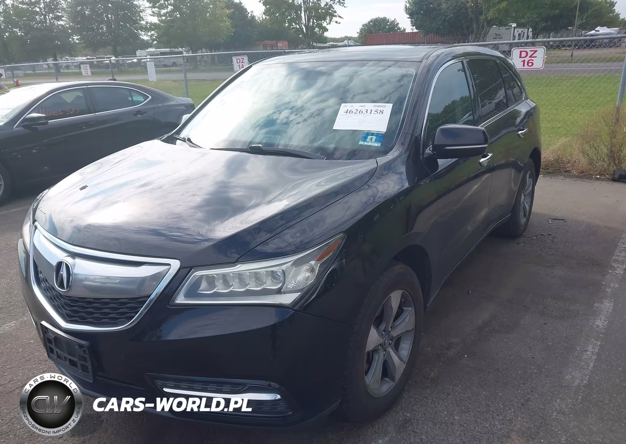 2015 Acura Mdx VIN:5FRYD4H27FB013955 - 2