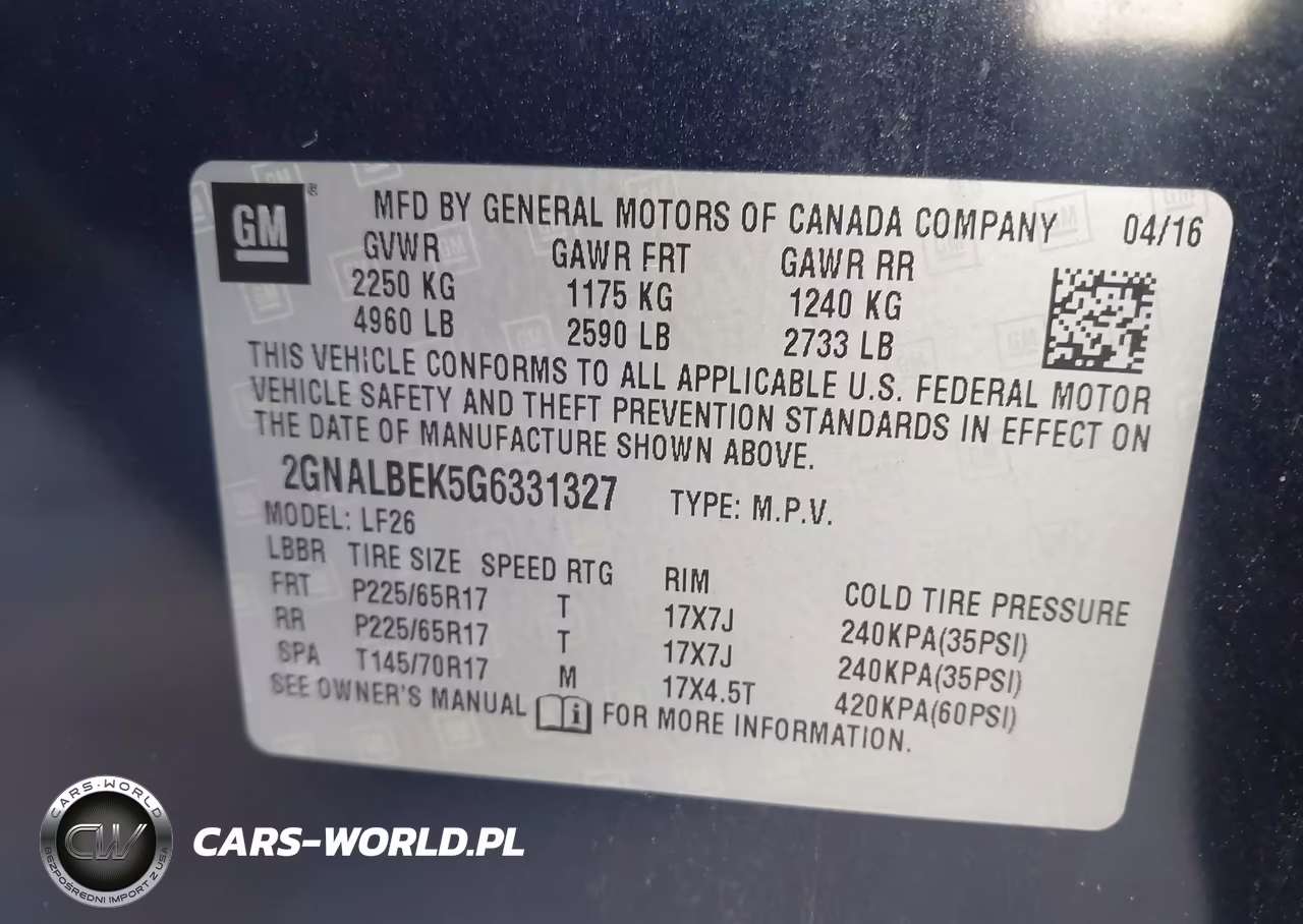 2016 Chevrolet Equinox Ls VIN:2GNALBEK5G6331327 - 9
