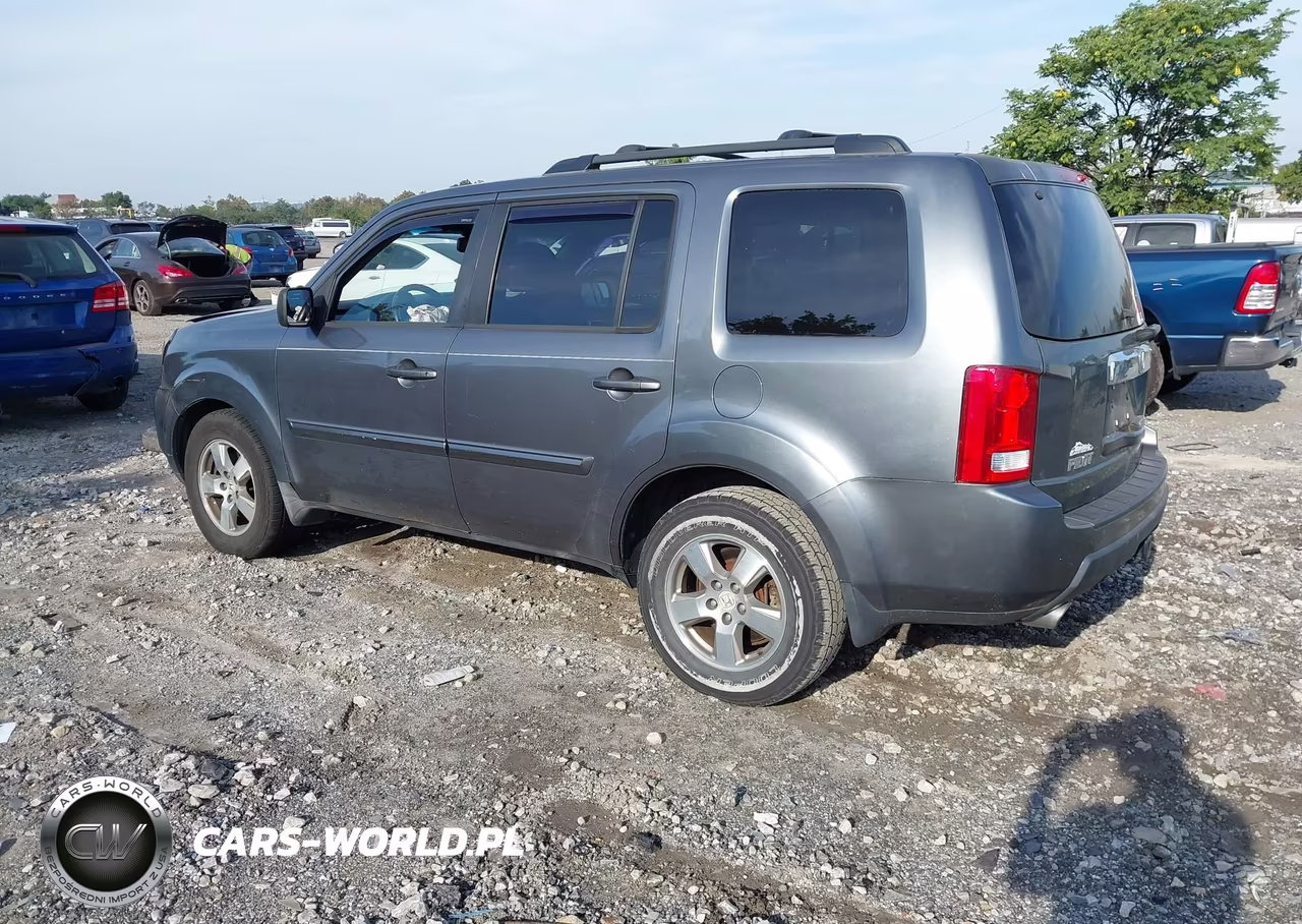 2010 Honda Pilot Ex-L VIN:5FNYF4H52AB012095 - 3
