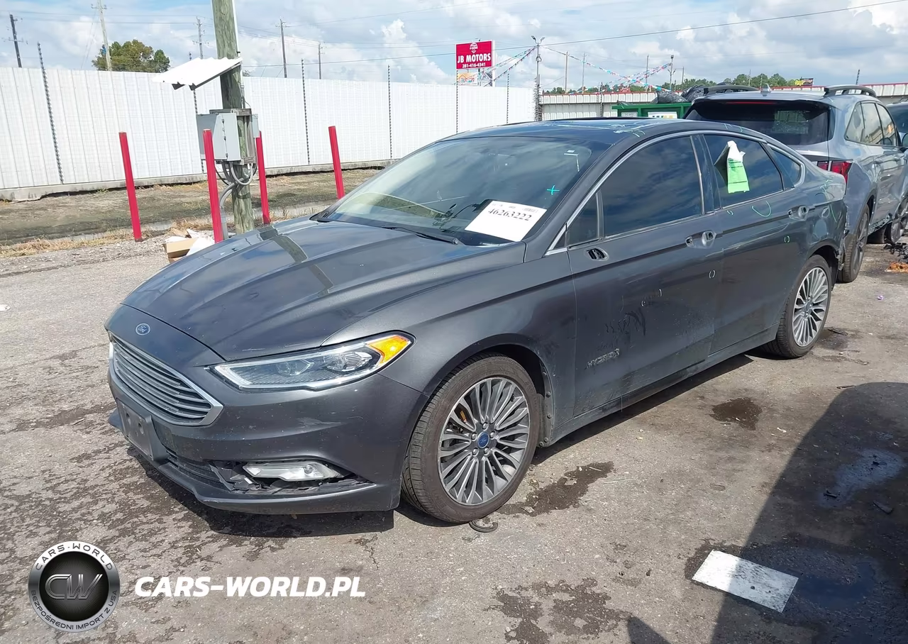 2018 Ford Fusion Hybrid Titanium VIN:3FA6P0RUXJR269948 - 2