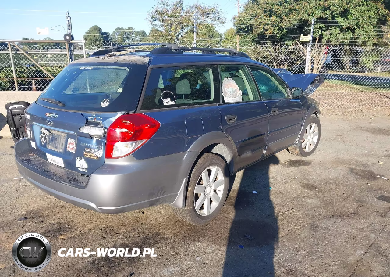 2009 Subaru Outback 2.5I VIN:4S4BP61C397343465 - 4