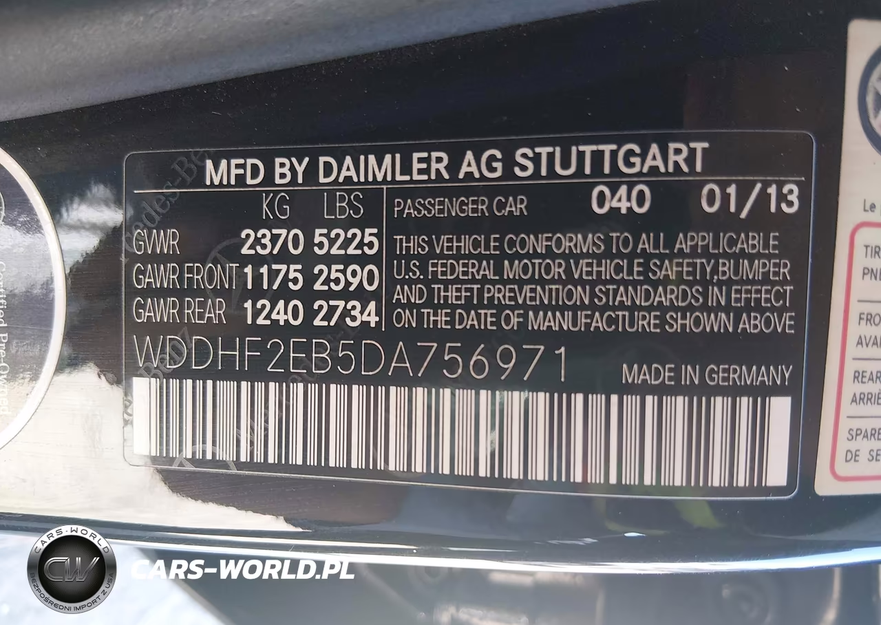2013 Mercedes-Benz E 350 Bluetec VIN:WDDHF2EB5DA756971 - 9