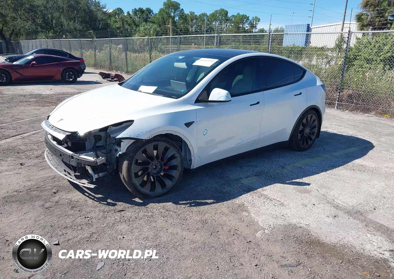 2021 Tesla Model Y Performance Dual Motor All-Wheel Drive VIN:5YJYGDEF6MF073416 - 2