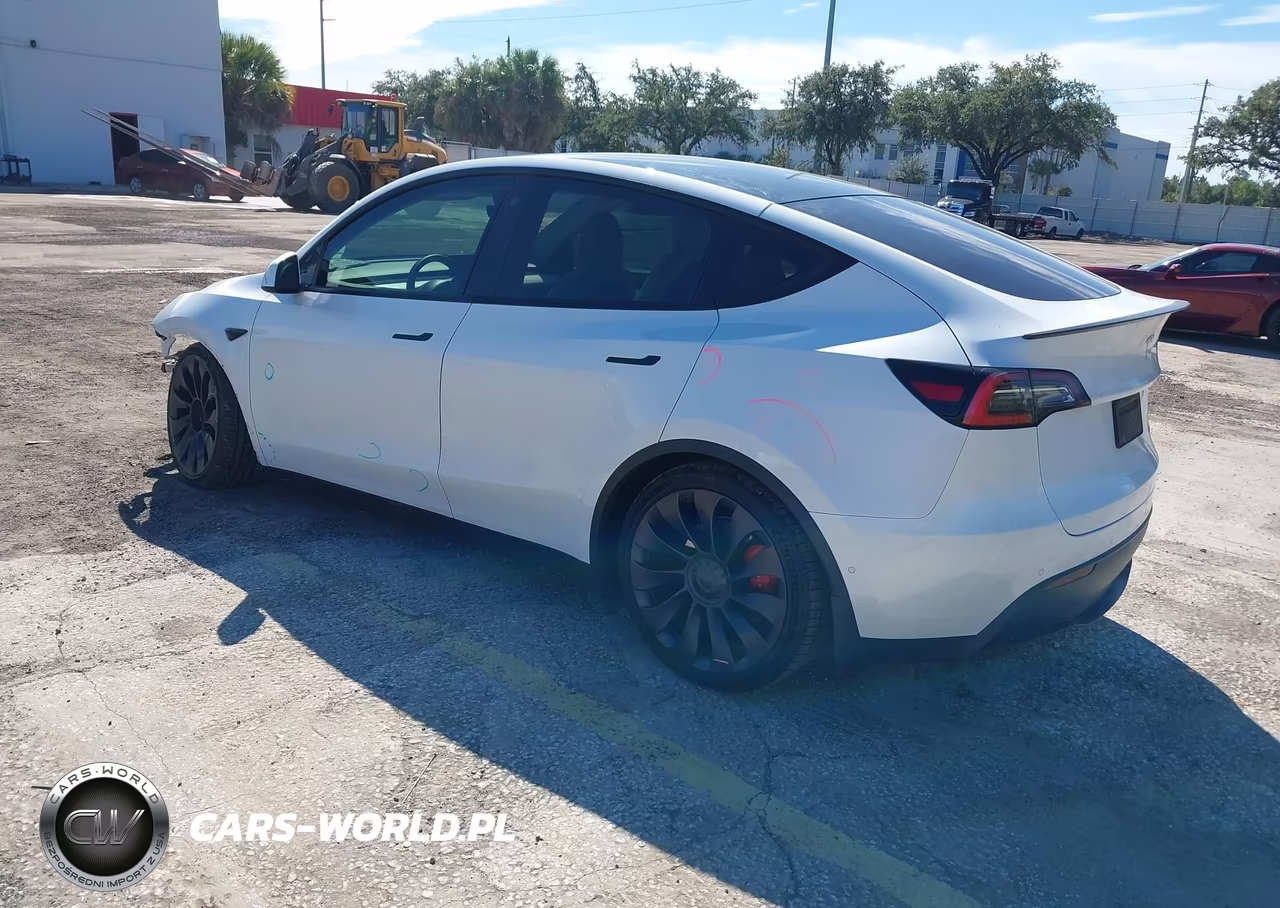 2021 Tesla Model Y Performance Dual Motor All-Wheel Drive VIN:5YJYGDEF6MF073416 - 3