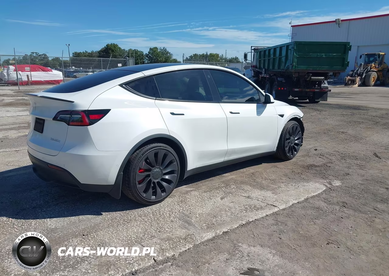 2021 Tesla Model Y Performance Dual Motor All-Wheel Drive VIN:5YJYGDEF6MF073416 - 4