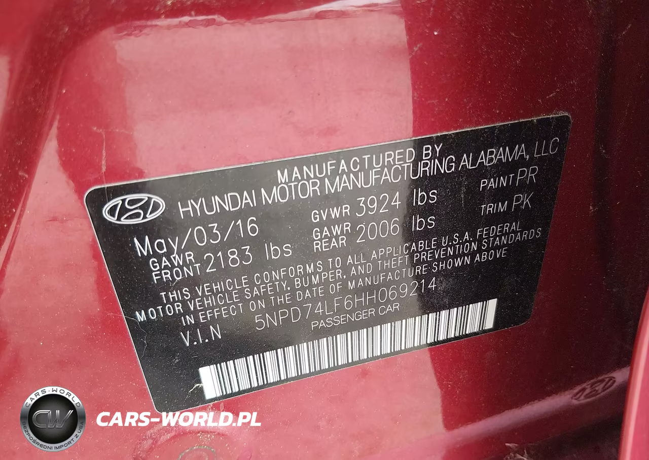 2017 Hyundai Elantra Se VIN:5NPD74LF6HH069214 - 9