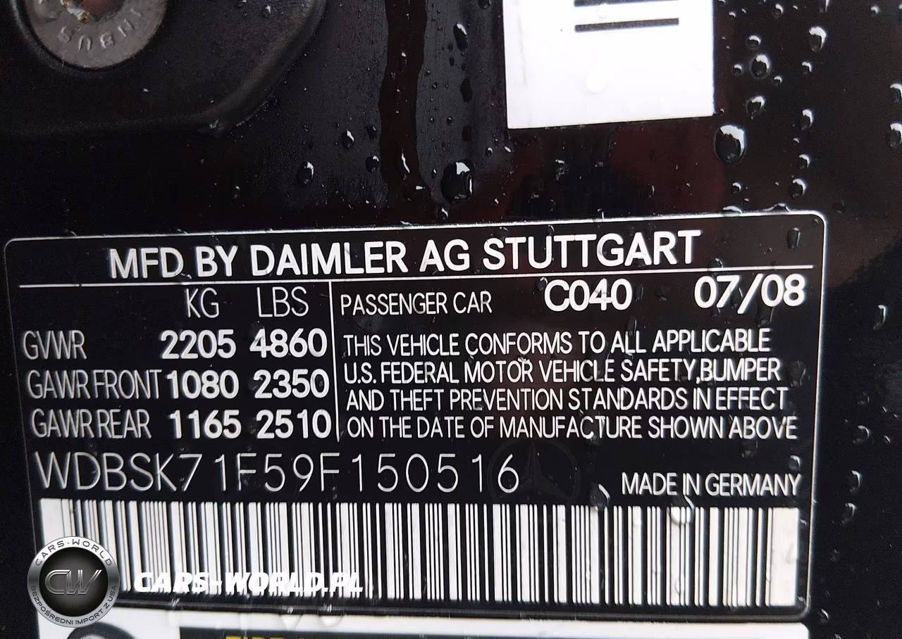 2009 Mercedes-Benz Sl 550 VIN:WDBSK71F59F150516 - 9