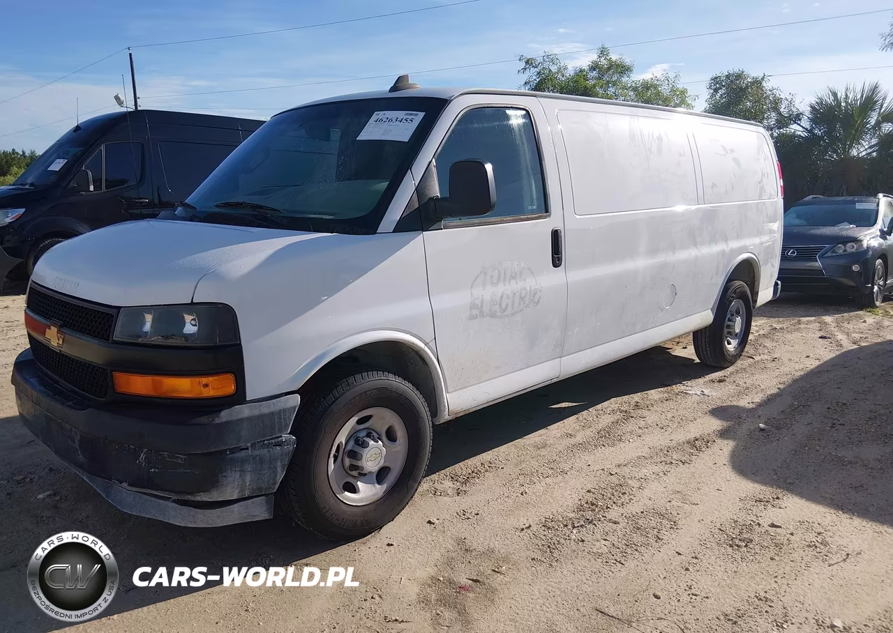 2021 Chevrolet Express Cargo Rwd 2500 Extended Wheelbase Wt VIN:1GCWGBF74M1145015 - 2