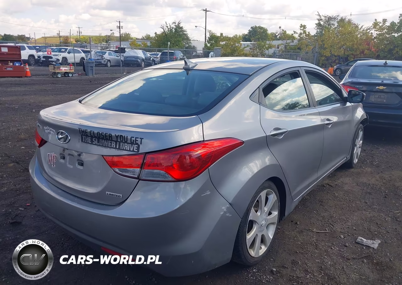 2012 Hyundai Elantra Limited (Ulsan Plant) VIN:KMHDH4AE7CU317794 - 4