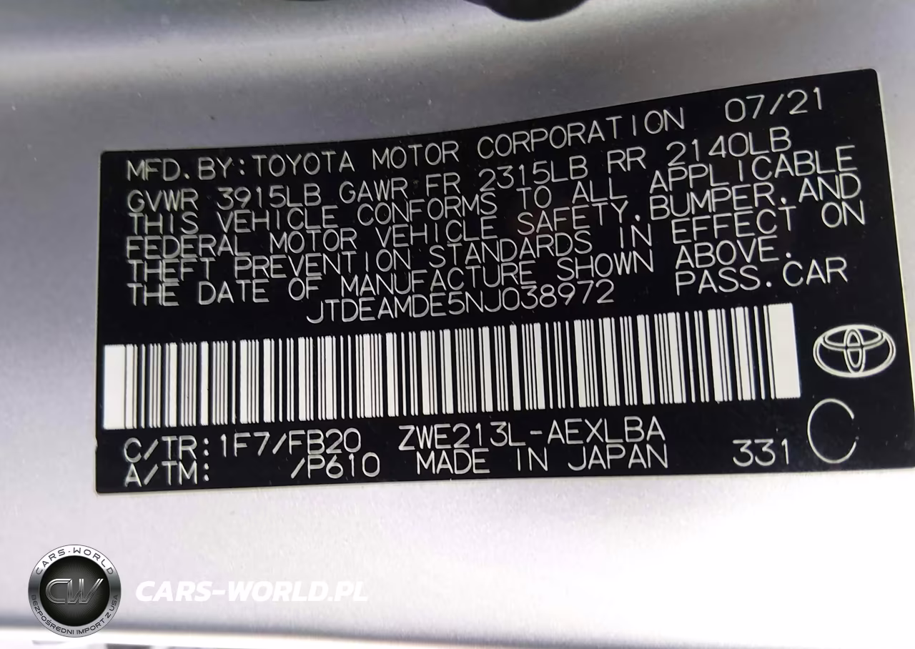 2022 Toyota Corolla Hybrid Le VIN:JTDEAMDE5NJ038972 - 9