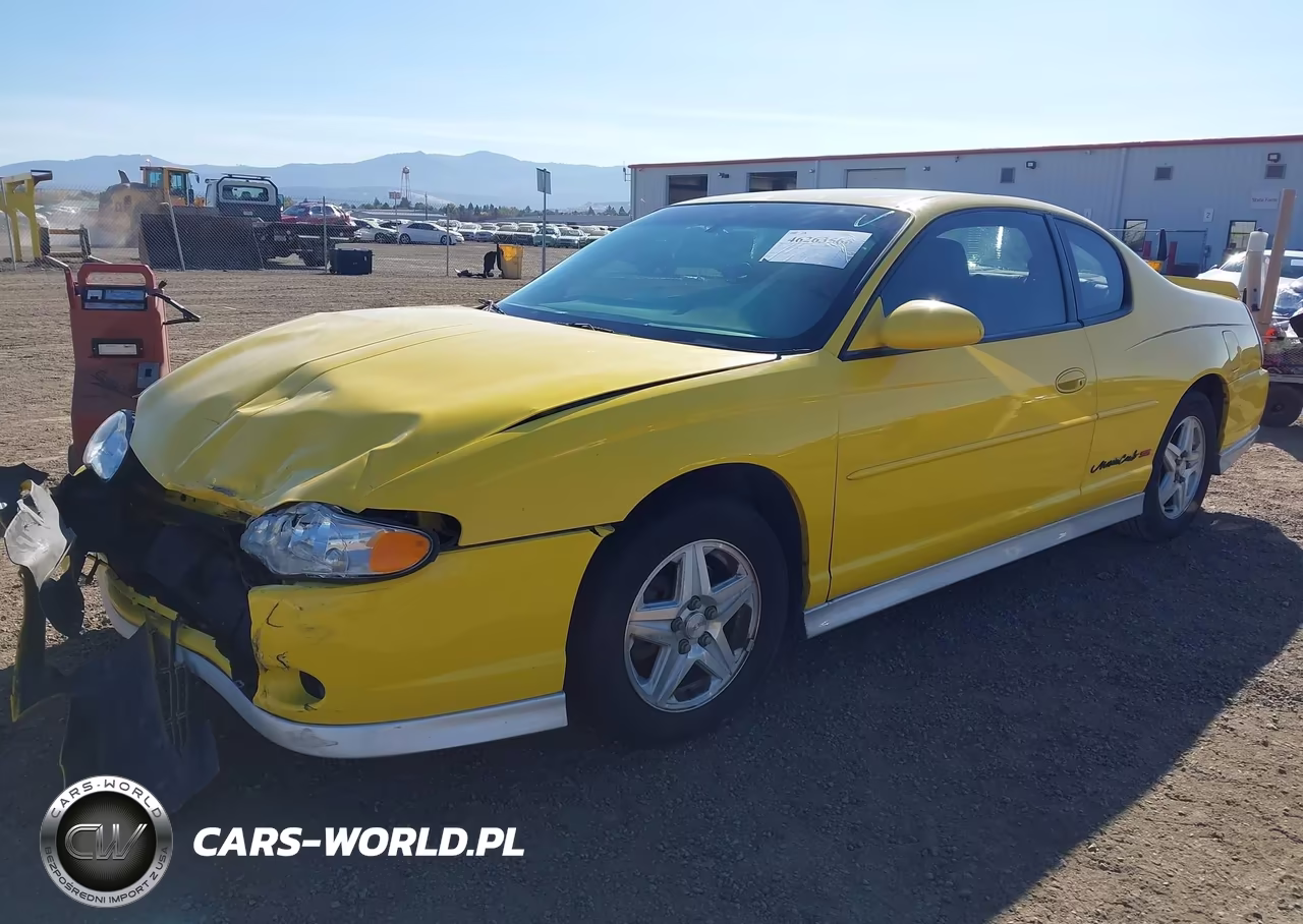 2003 Chevrolet Monte Carlo Ss VIN:2G1WX12K939201893 - 2