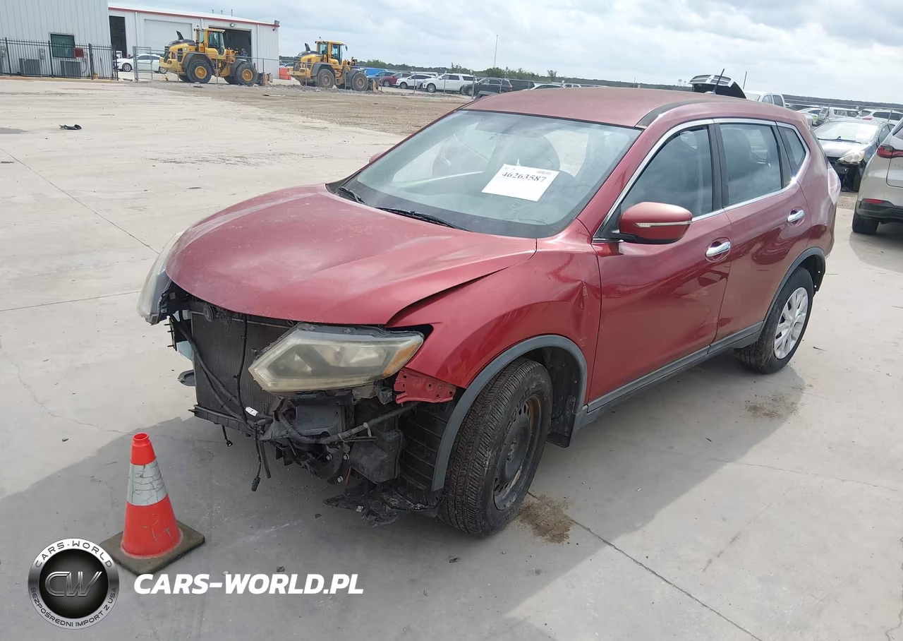 2015 Nissan Rogue S VIN:KNMAT2MT9FP566573 - 2