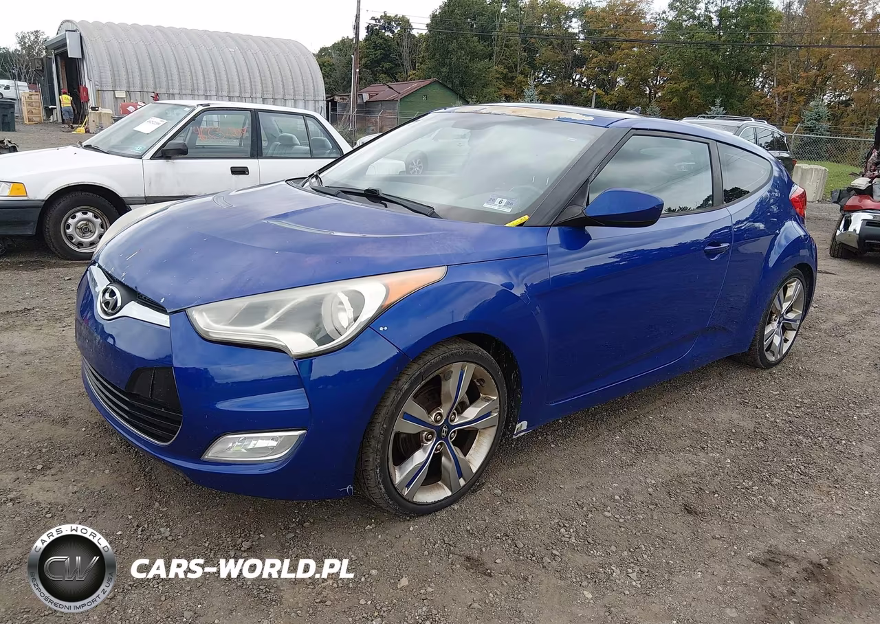2012 Hyundai Veloster Base W-Black VIN:KMHTC6ADXCU032407 - 2