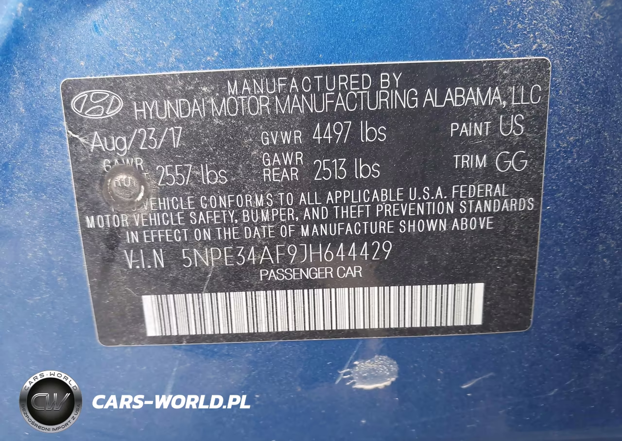 2018 Hyundai Sonata Sel VIN:5NPE34AF9JH644429 - 9