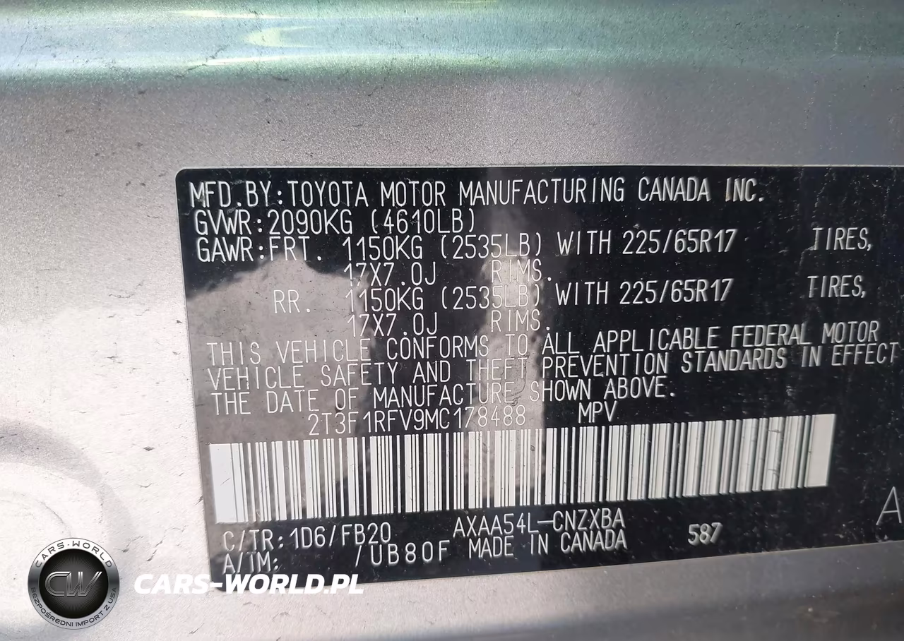 2021 Toyota Rav4 Le VIN:2T3F1RFV9MC178488 - 9