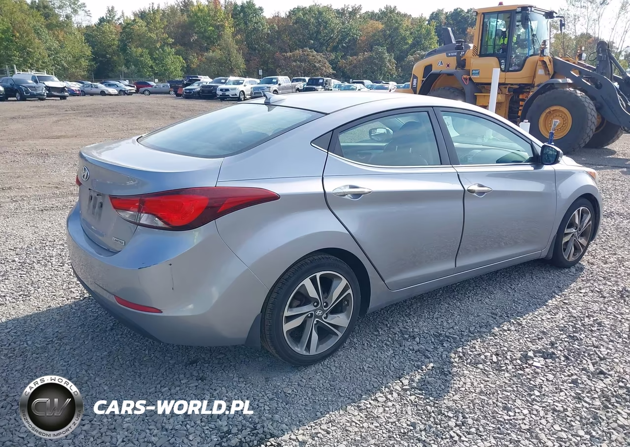 2015 Hyundai Elantra Limited VIN:5NPDH4AE7FH619749 - 4