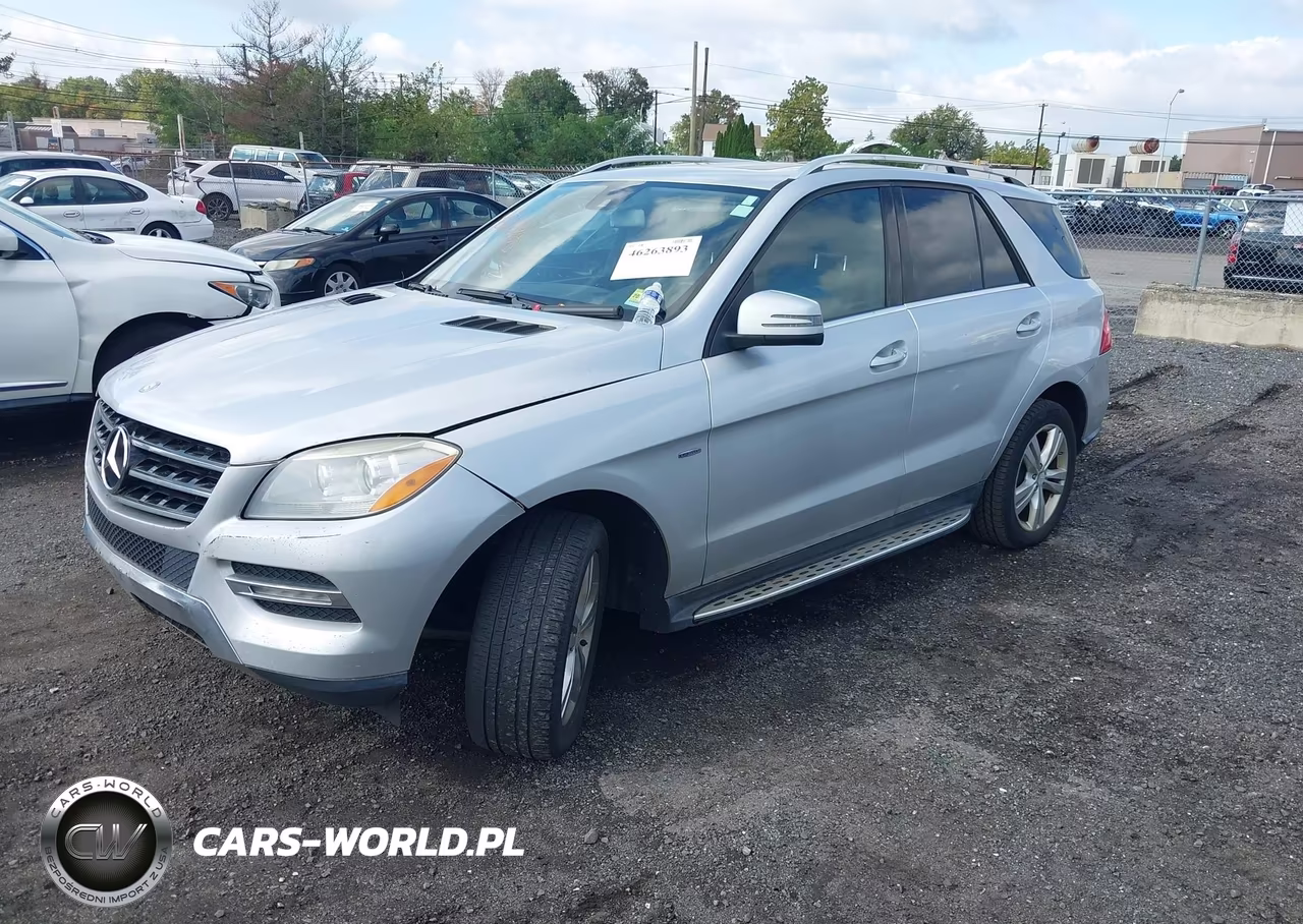 2012 Mercedes-Benz Ml 350 4Matic VIN:4JGDA5HB5CA013273 - 2
