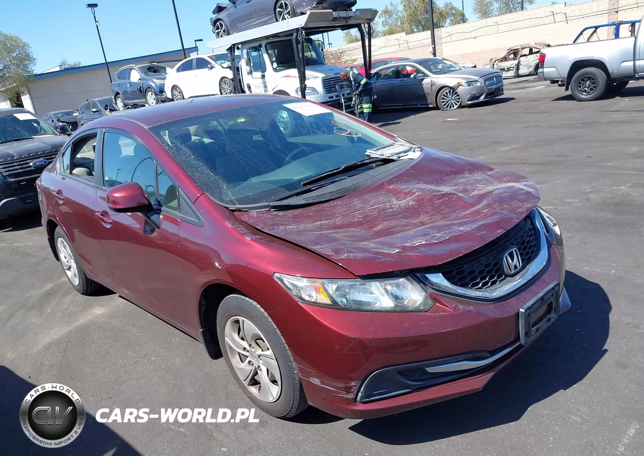 2013 Honda Civic Lx VIN:19XFB2F54DE295202 - 12