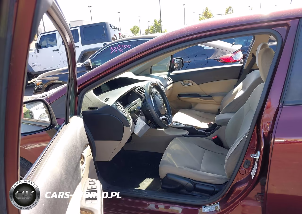 2013 Honda Civic Lx VIN:19XFB2F54DE295202 - 5