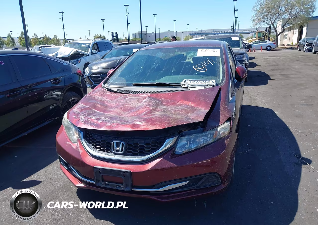 2013 Honda Civic Lx VIN:19XFB2F54DE295202 - 6