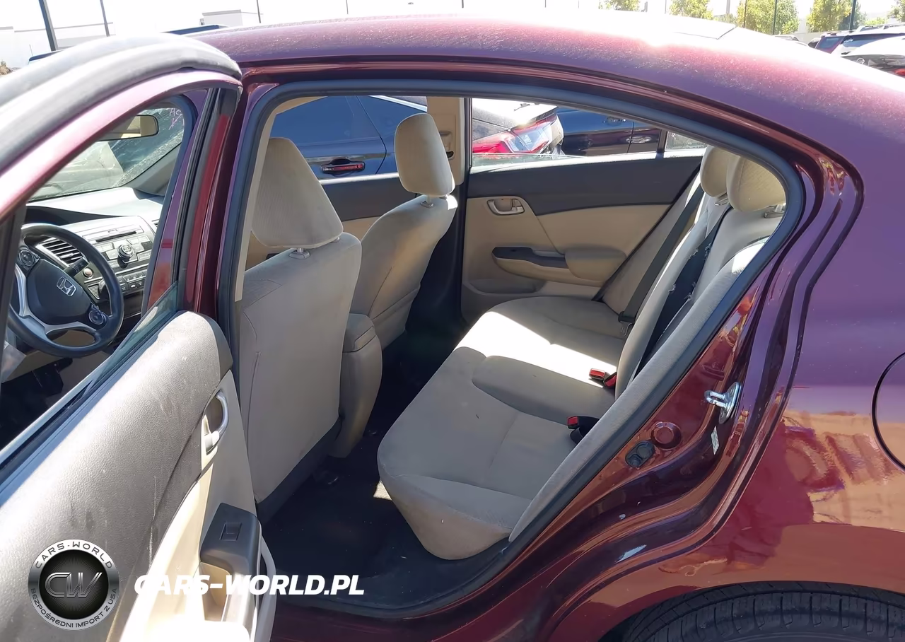 2013 Honda Civic Lx VIN:19XFB2F54DE295202 - 8