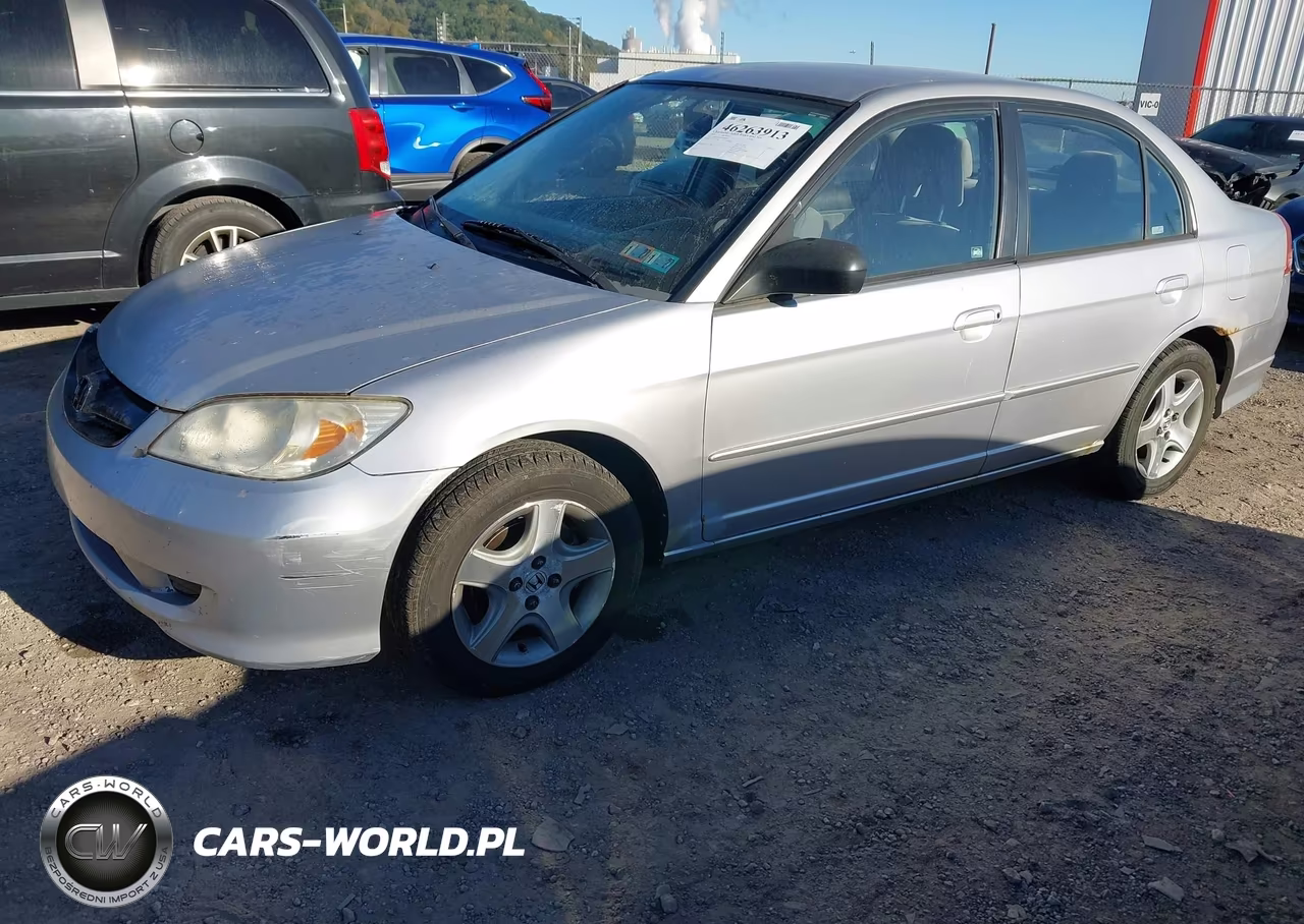 2005 Honda Civic Lx VIN:JHMES16505S005864 - 2
