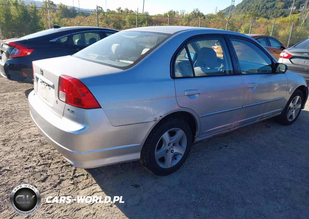 2005 Honda Civic Lx VIN:JHMES16505S005864 - 4