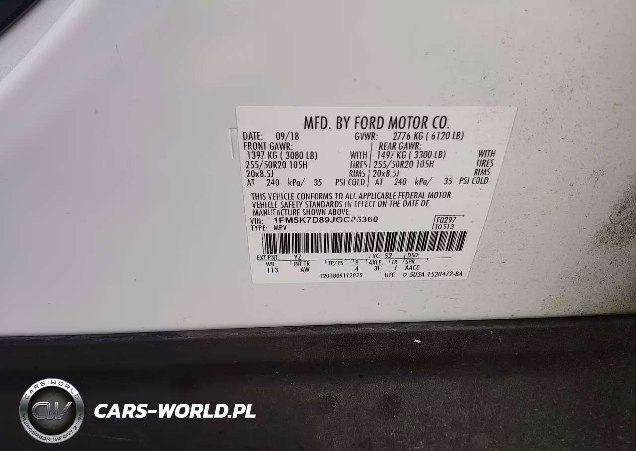 2018 Ford Explorer Xlt VIN:1FM5K7D89JGC85360 - 9