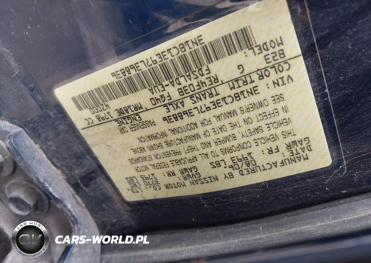 2007 Nissan Versa 1.8S VIN:3N1BC13E97L368836 - 9
