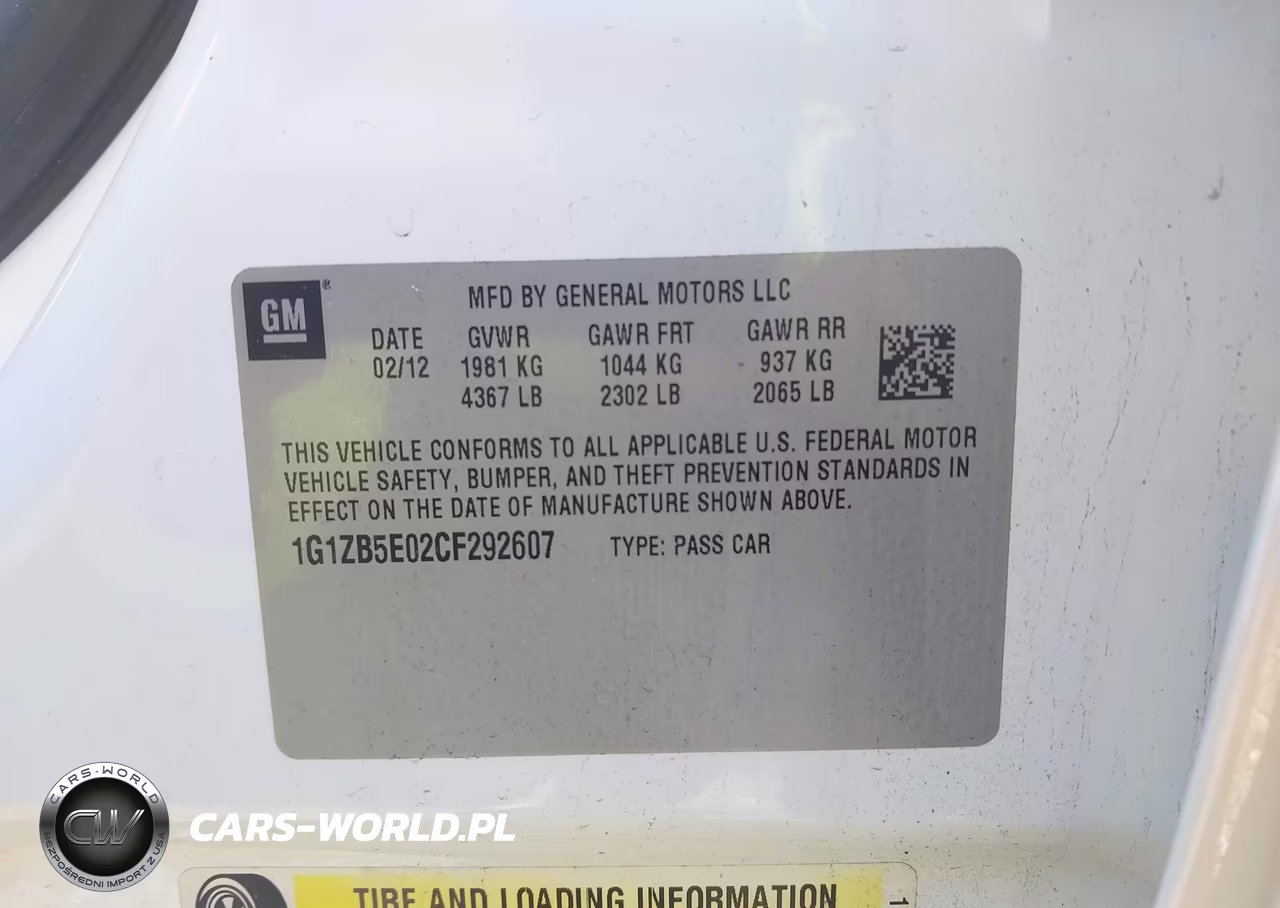 2012 Chevrolet Malibu Ls VIN:1G1ZB5E02CF292607 - 9
