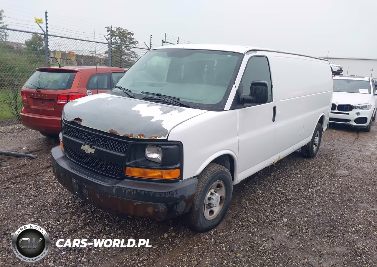 2008 Chevrolet Express Cargo Van Work Van VIN:1GCGG29C281136008 - 2