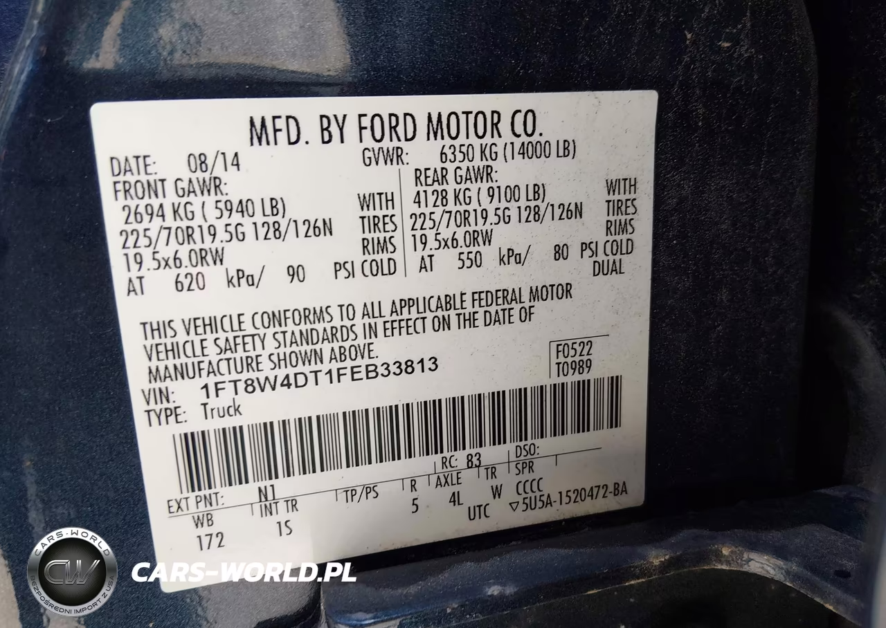 2015 Ford F-450 Xl VIN:1FT8W4DT1FEB33813 - 9