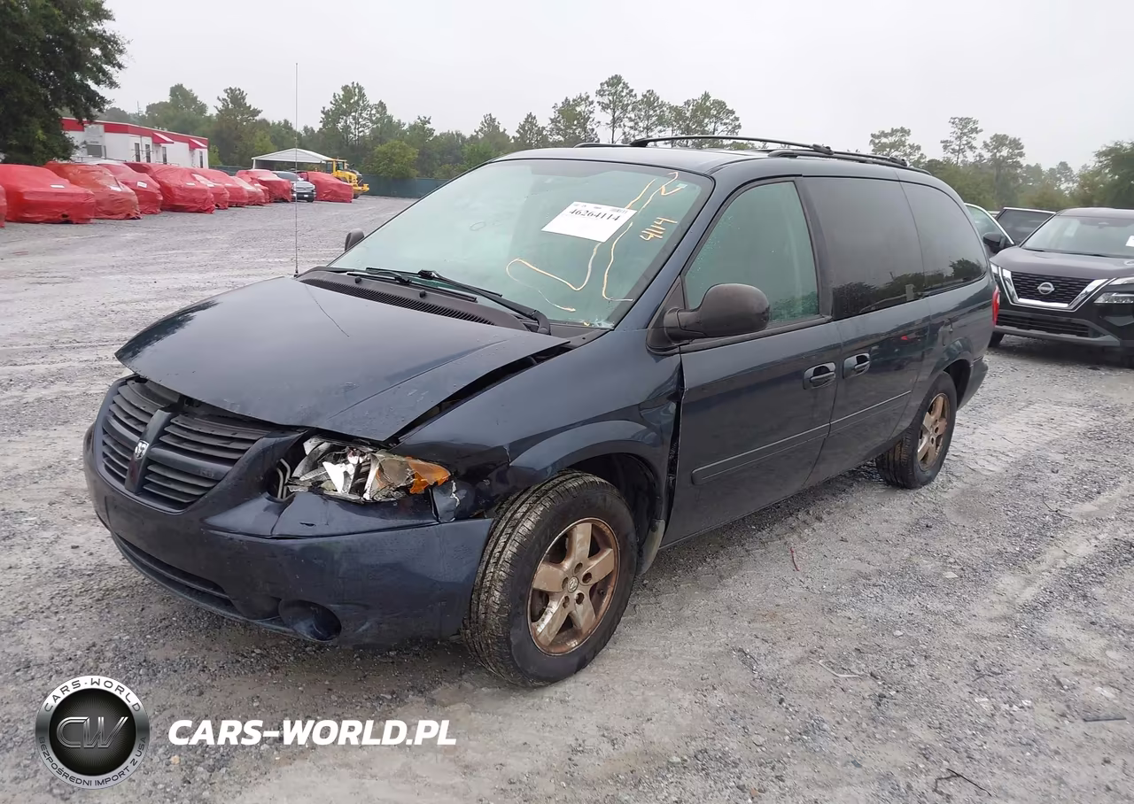 2007 Dodge Grand Caravan Sxt VIN:2D4GP44L67R277888 - 2