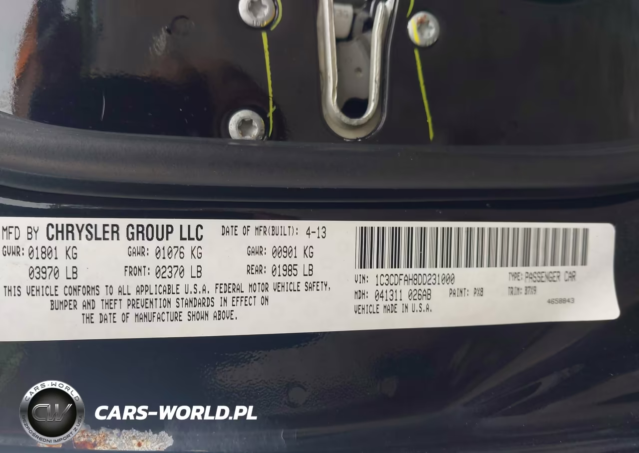 2013 Dodge Dart Aero VIN:1C3CDFAH8DD231000 - 9