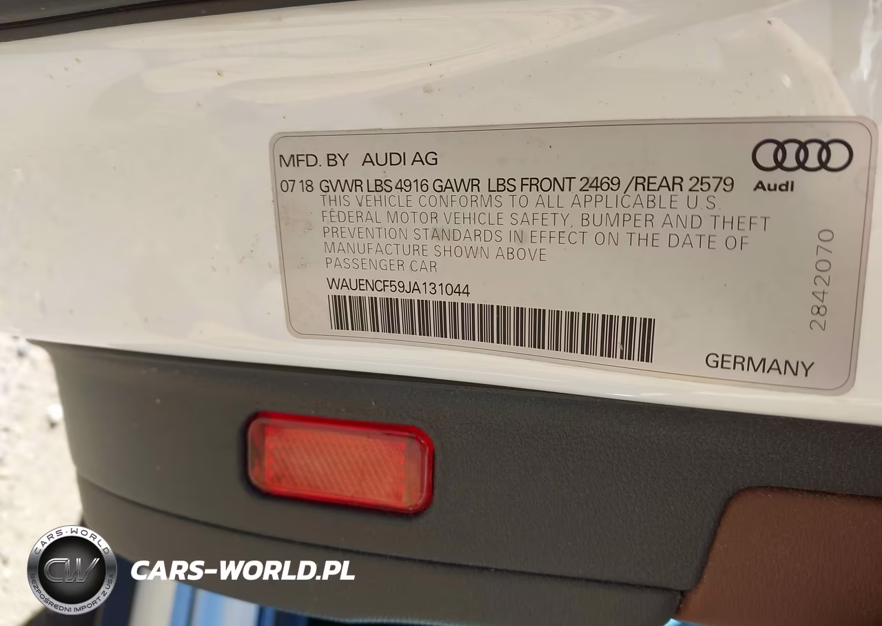 2018 Audi A5 2.0T Premium VIN:WAUENCF59JA131044 - 9