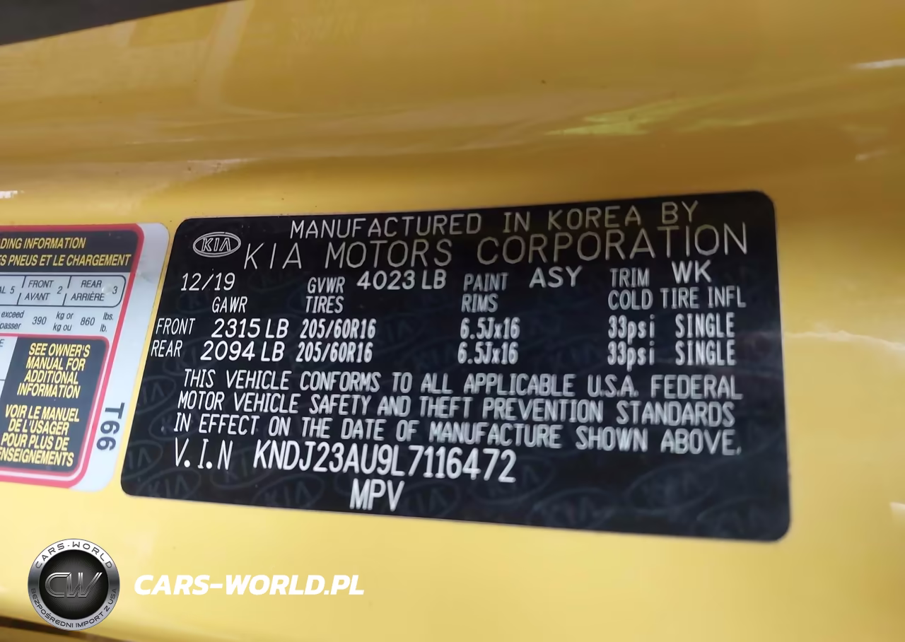 2020 Kia Soul Lx VIN:KNDJ23AU9L7116472 - 9