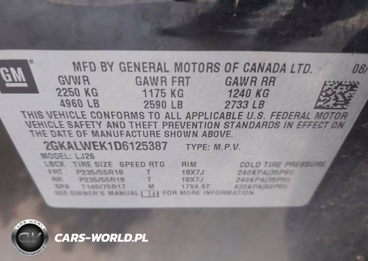 2013 GMC Terrain Slt-2 VIN:2GKALWEK1D6125387 - 9